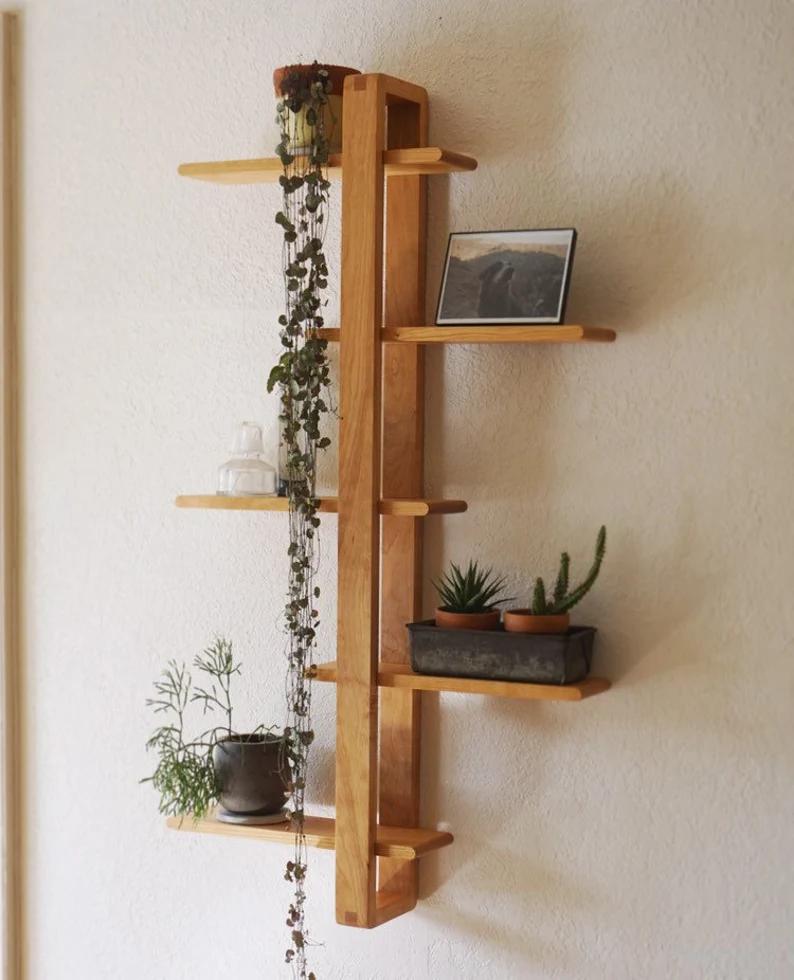 Wooden Long Shelf