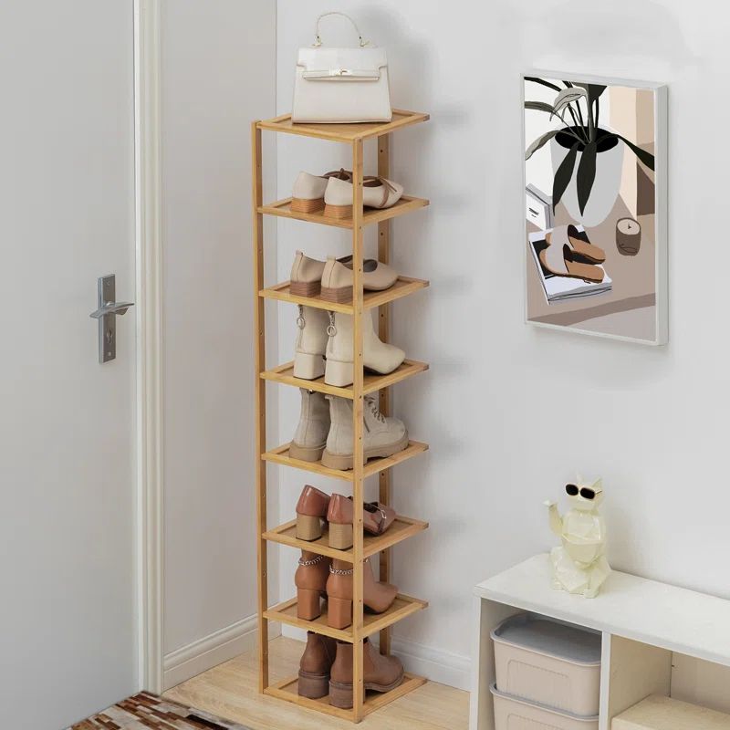 Solid Wood Shoe Rack
