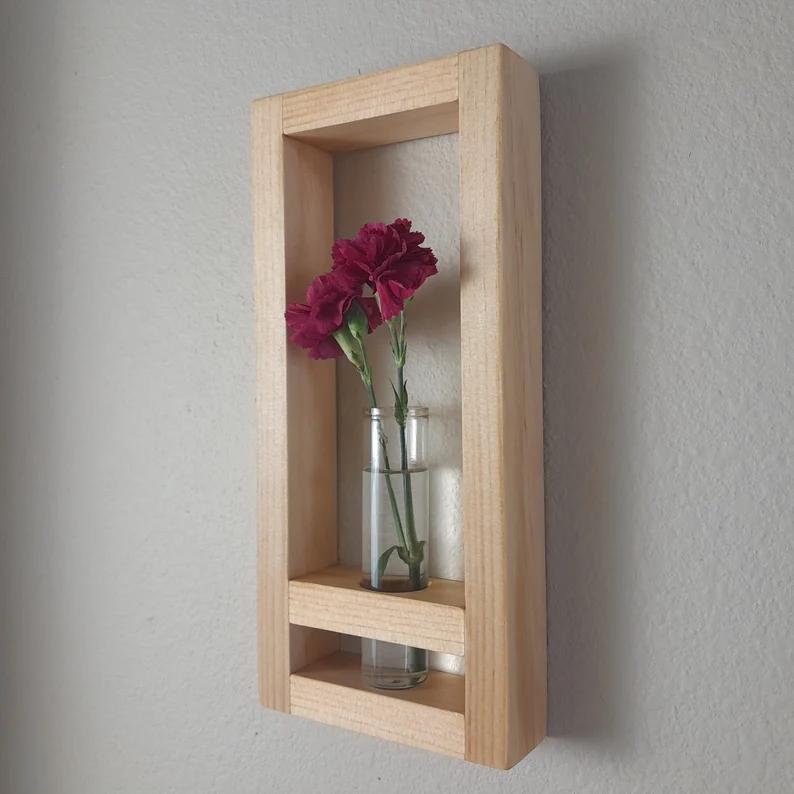 Wooden Flower Hanging