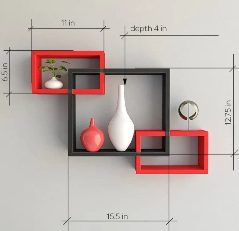 Square Display Shelf