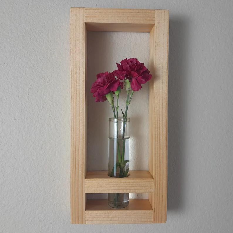 Wooden Flower Hanging