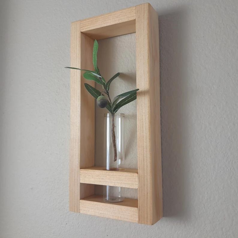 Wooden Flower Hanging