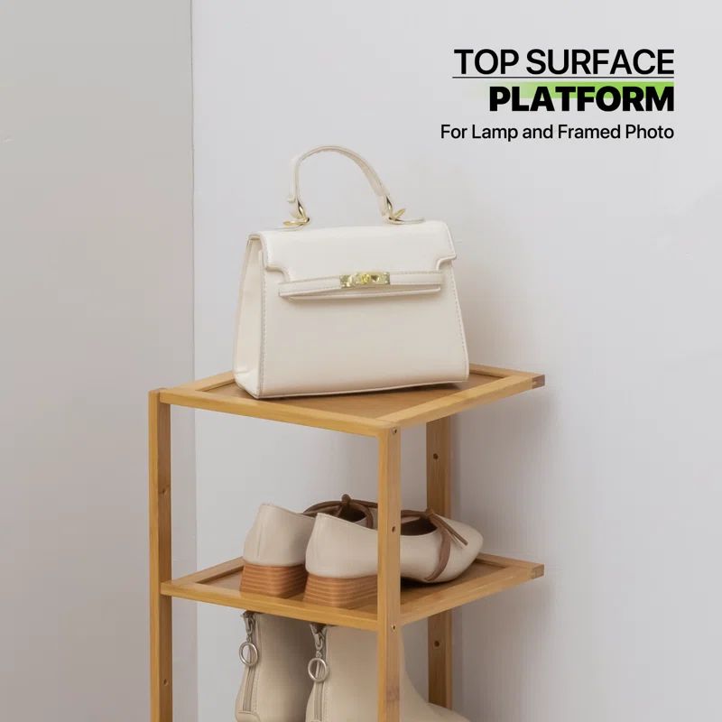 Solid Wood Shoe Rack