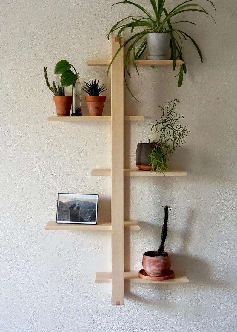 Wooden Long Shelf