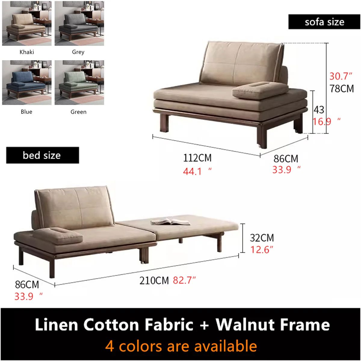 Sofa Bed (Dual Use)