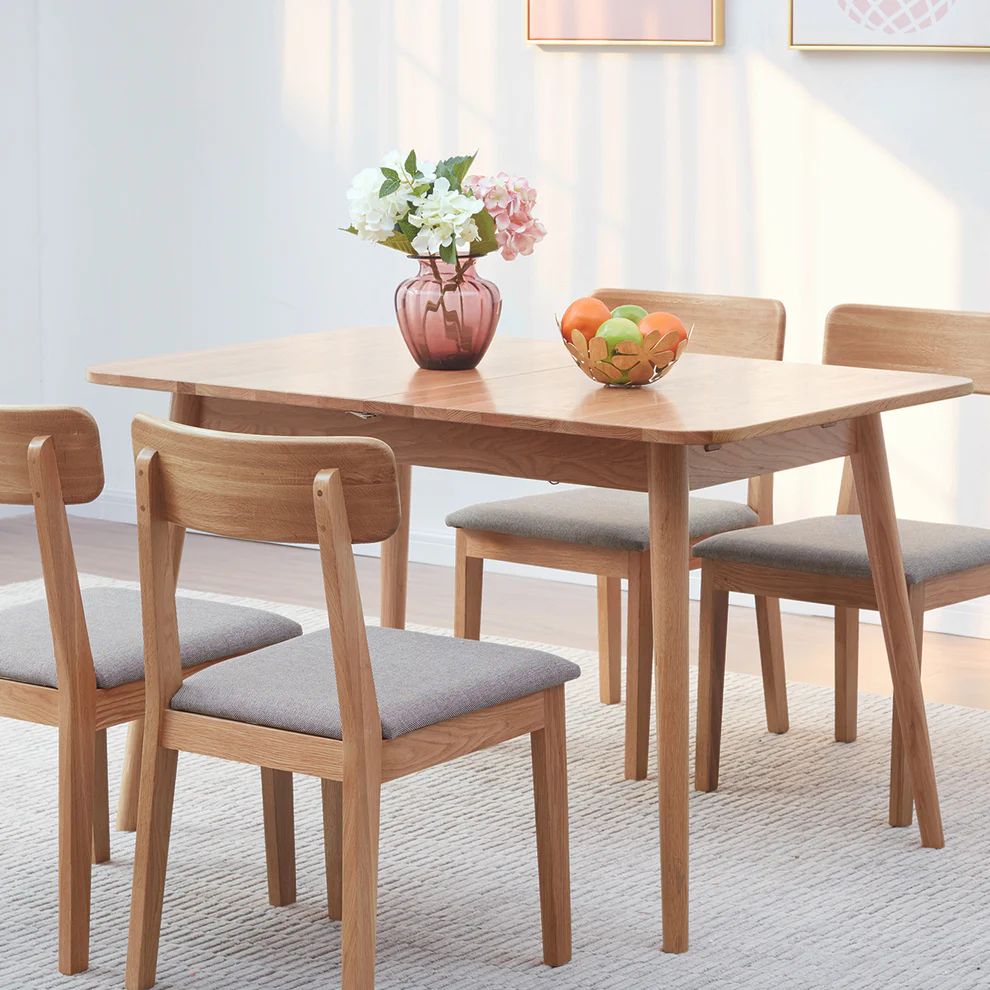 Rectangle Dining Table Set with 4 Chairs